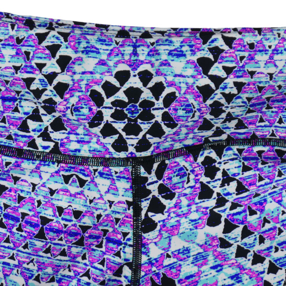 Scout Designs Swim Shorts Womens L Purple Swimsuit Bottom Hi Waist Ruched Sides - Picture 3 of 7